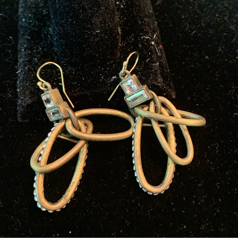 Silpada brass earrings
